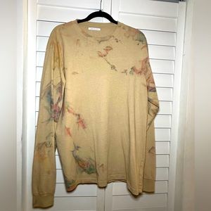 John Elliot Long sleeve T Shirt Size 2 100% Cotton Beautiful Design EUC